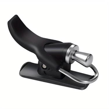 Imagem de Power Cast Sea Fishing Casting Gatilho Canhão Clipe Botão Polegar Protetor de Dedo Linha de Haste Carretel Fixo Suporte de Fundição Booster Tackle (Preto)