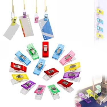 Imagem de Conjunto de plástico 60 peças de clipes pequenos multiuso para sacos de cozinha, escritório, aderência de vedação leve para uso doméstico