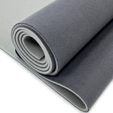 Imagem de Tecido Grafeno Auto Headliner com suporte de espuma – resfriamento e proteção UV, tecido favo de mel de grafeno respirável, ajuste universal premium para carro/caminhão/SUV/RV telhado (cinza, 304.8 cm