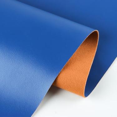 Imagem de Tecido de couro sintético para artesanato, tecido sintético macio de poliuretano estofado, projetos faça você mesmo para barco ao ar livre, cadeira de sofá de costura automotiva, corte individual de 1