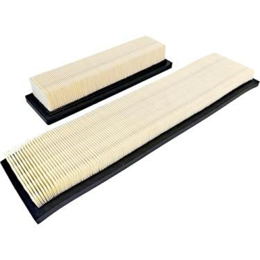 Imagem de EZROAD Kit de filtro de ar da cabine 7310820 7313306 compatível com Bobcat T76 T62 T64 T66 T86 S66 S76 S86 S64 S62 Mini-carregadeira compacta recirculante cabine secundária interna externa fresca