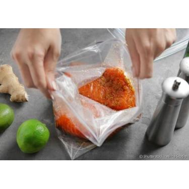 Imagem de 30 Sacos Saquinho Zip Lock Hermético 18x13 Abre E Fecha - zipflex