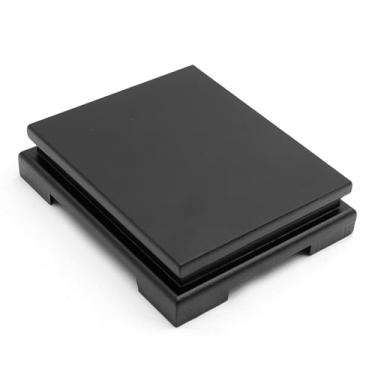 Imagem de MDEOOSKY Suporte De Exibição De Madeira Retangular Base De Exibição De Madeira Elevadores De Exibição Retângulo Elevador De Vaso Bule De Chá Base De Lâmpada De Aquário Decoração Para Casa 7,67" L X