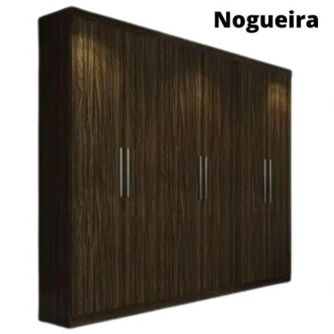 Imagem de Roupeiro Herval Ph 1127 Nogueira Sem Espelho