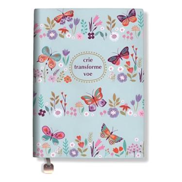 Imagem de Fina Ideia - Caderneta A5 Borboletas no jardim
