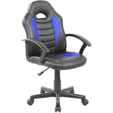 Imagem de Cadeira de escritório cadeira de jogos cadeira de computador cadeira de jogos giratória ajustável, cadeira de computador azul cadeira ergonômica cadeiras de escritório (cor: Argento, tamanho: cinza