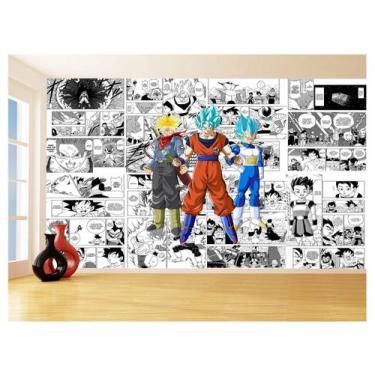 Imagem de Papel De Parede Dragon Ball Goku Vegeta Anime 3,5M Dbz253 - Você Decor
