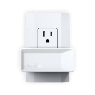 Imagem de Deako Plugue inteligente, compatível com Alexa, Google Assistant, Samsung SmartThings, controle remoto de aplicativo, 15A/120V, branco