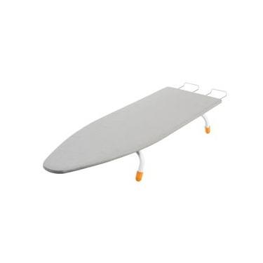 Imagem de Tábua de Passar Roupa Utimil Portátil com Suporte para Ferro – Branco/Cinza Branco