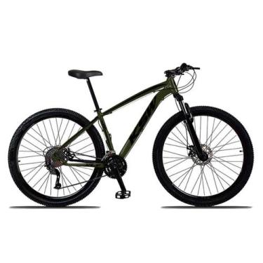 Imagem de Bicicleta Mountain Bike Aro 29 KSW XLT 21 Marcha Freio Disco, Verde pé