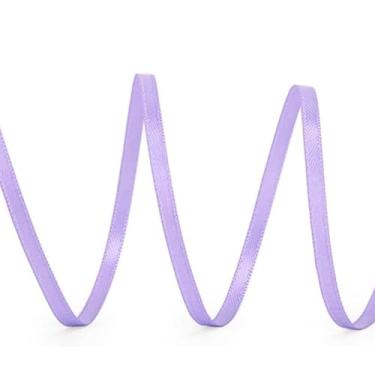 Imagem de 1 rolo, 3 mm/0,11 polegadas DIY fita de cetim acabamento em tecido acessório de roupas artesanais artesanais decoração de casamento casamento embrulho de presente fitas coloridas para amarrar cabelo