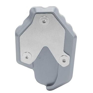 Imagem de Suporte lateral de alumínio cnc, placa de extensão, suporte de pé, substituição, força 350 nss350 2020-2022, suporte de motocicleta, ampliador (Cinza)