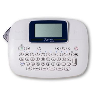 Imagem de Rotulador Eletrônico Brother PT-M95WT - Tela LCD - para Fitas de 9 a 12mm Laminadas - Branco