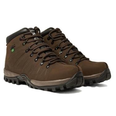 Imagem de Bota de Segurança Masculino Macboot Uirapuru Cano Médio Com CA Couro EPI CA0001 Cor:;Tamanho:45-Masculino