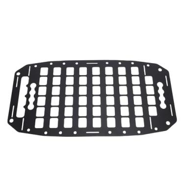 Imagem de AUNMAS Cama de Caminhão de Alumínio Painel Molle 21x10.7x0.1in Rack de Armazenamento Lateral Com Organizador de Pista L para Carros Suvs Captadores Rvs