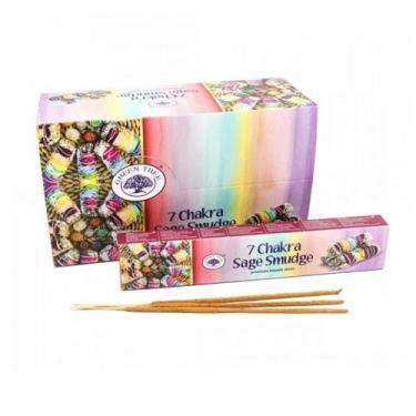Imagem de Incenso Importado 7 Chakra Sage Smudge - 12 Varetas de 15g - no-brand