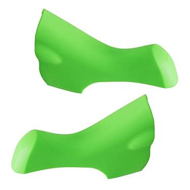 Imagem de 1 Par Capa de Alavanca Câmbio Bicicleta Estrada Case Proteção em Silicone para Substituição 4700 5800 6800