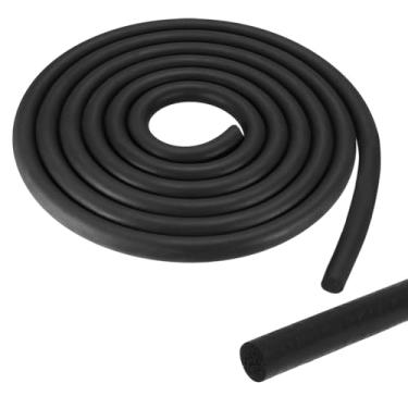 Imagem de PATIKIL Haste de suporte de espuma preta, 1,6 cm x 2,5 m EPDM tira de vedação climática de borracha enchimento de junta de expansão de concreto para vedação de juntas, juntas de rachaduras, vedação