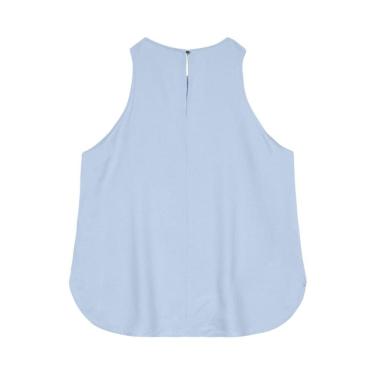 Imagem de Blusa feminina em viscose Essendi AZUL CLARO