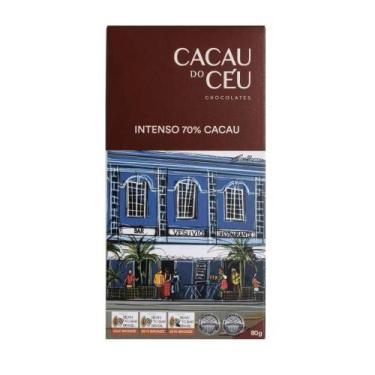 Imagem de Chocolate 70% Intenso Cacau Do Céu 80g