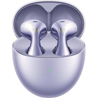 Imagem de HUAWEI FreeBuds 6 fones de ouvido, uso de ajuste de orelha, som verdadeiro de driver duplo, chamadas estáveis e claras, ANC de ajuste aberto, vida útil da bateria 36H, resistente à água IP54, iOS e