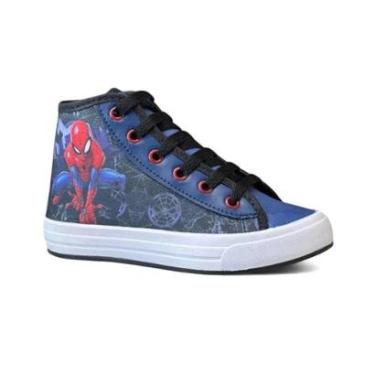 Imagem de Tênis Infantil Homem Aranha Marvel Msp01wi Azul-Masculino