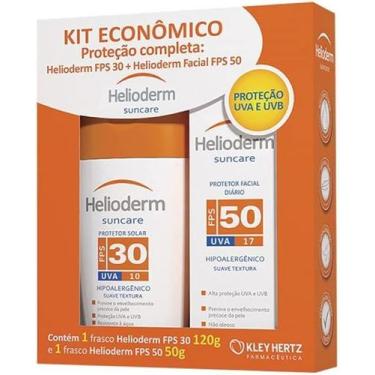 Imagem de Protetor Solar Helioderm Suncare FPS 30 Loção 120g + Protetor Solar Fa