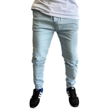 Imagem de calça Jogger preta rasgada masculina jogger preta rasgada - Bermudaria