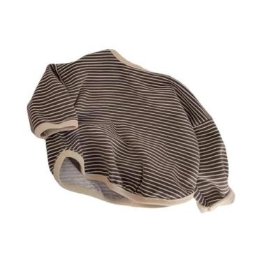 Imagem de Camiseta De Manga Longa De Algodão Para Crianças, Suéter De Primavera 