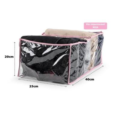 Imagem de Organizador De Roupa Colmeia Para Camisetas, Calças, Shorts Tamanho G 