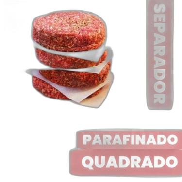 Imagem de Papel Manteiga Separar Hamburguer Parafinado 14X14