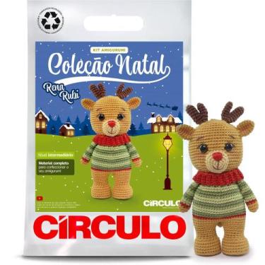 Imagem de Kit Amigurumi Natal 2025 Circulo - Rena Rubi