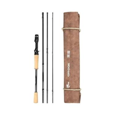 Imagem de Vara De Pesca Ultraleve 74g 4+1 Seções Ação MF Com Passadores Fuji Par