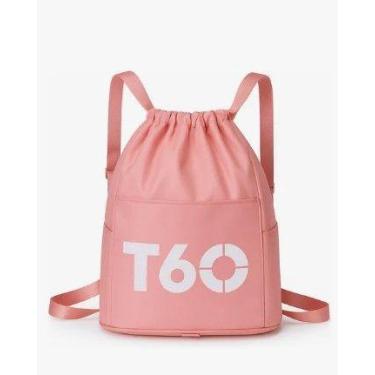 Imagem de Mochila Bag T60 Esportiva Unissex Impermeável Diversas Cores, Rose