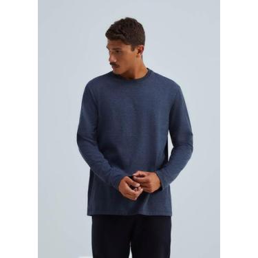 Imagem de Camiseta Básica Masculina Manga Longa Super Cotton - hering, XXG, Cinz