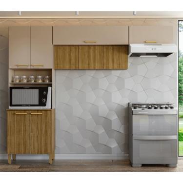 Imagem de Cozinha Urbino Freijó Vanilla Ripado