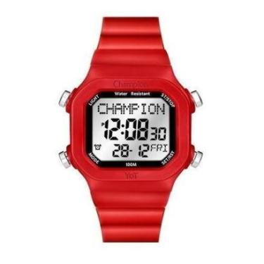 Imagem de Relógio Masculino Digital  Champion YoT Vermelho CP40181V-Masculino