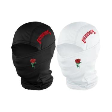 Imagem de Balaclava Unissex Rose BackWOODS: Máscara Facial Completa À Prova De V