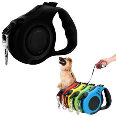 Imagem de Guia Retrátil Pet 5M Passeios Longos Leve