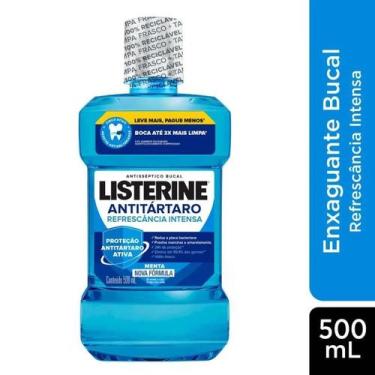Imagem de Antisséptico bucal listerine antitártaro 500ml, 01, Menta Suave, 500ml