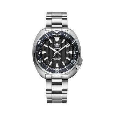 Imagem de Relógio De Quartzo Luminoso Masculino Em Aço Inoxidável 200M À Prova d