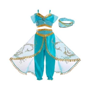 Imagem de Fantasia De Halloween Para Meninas Princesa Elsa Anna Rapunzel Vestido