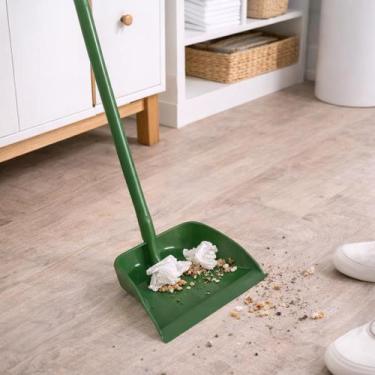 Imagem de Pá de Lixo Com Cabo Fixo 80 Cm Colors Prática e Resistente Antares