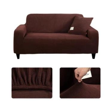 Imagem de Capa De Sofá Jacquard Elástica Versátil Para Sofás De 1, 2, 3, 4 E 5 L