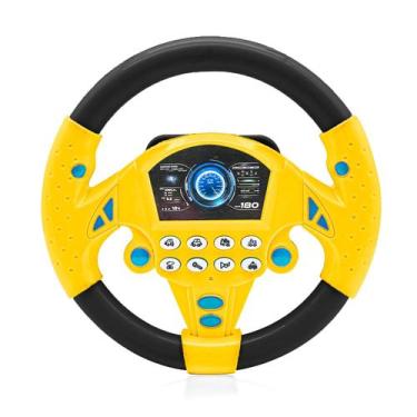 Imagem de Volante Com Som E Rotação 360 Brinquedo Pedagógico Com Buzina E Sirene