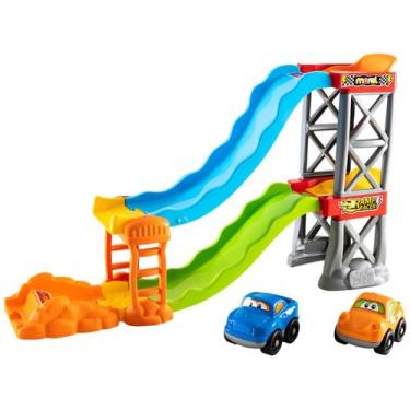 Imagem de Super Pista Infantil com 2 Carrinhos 28 Peças Maral Ramp Racer