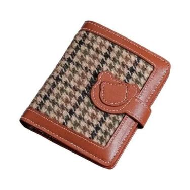 Imagem de Carteira Feminina Grande E Elegante, Bolsa Curta Para Cartões, Bolsa D