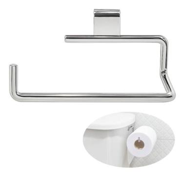 Imagem de Suporte Porta Papel Higiênico Para Caixa Acoplada Inox 304 Ref. PAPWOR