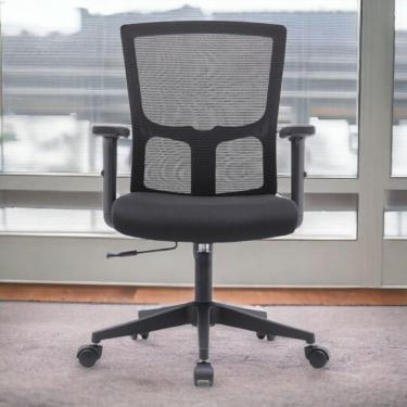 Imagem de Cadeira de Escritório Cadeira Escritório Diretor Grid em Tela Mesh com Base em Rodízios...