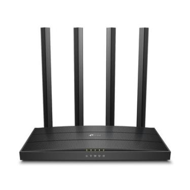 Imagem de Roteador TP-Link Archer C6 AC1300 Dual Band Gigabit MU-MIMO 4 Antenas WPA3 Beamforming EasyMesh Preto